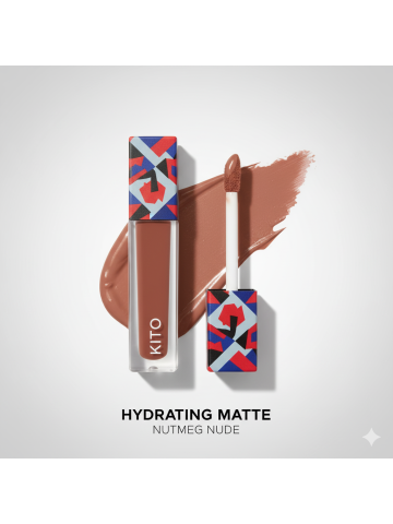 KITO Hydrating Matte Liquid Lipstick (Nutmeg Nude)