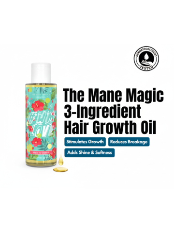 The Mane Magic 3-Ingredient Hair Growth Oil