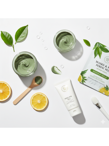 MASKS & PEELS (Green Clay/Lemon Peel)
